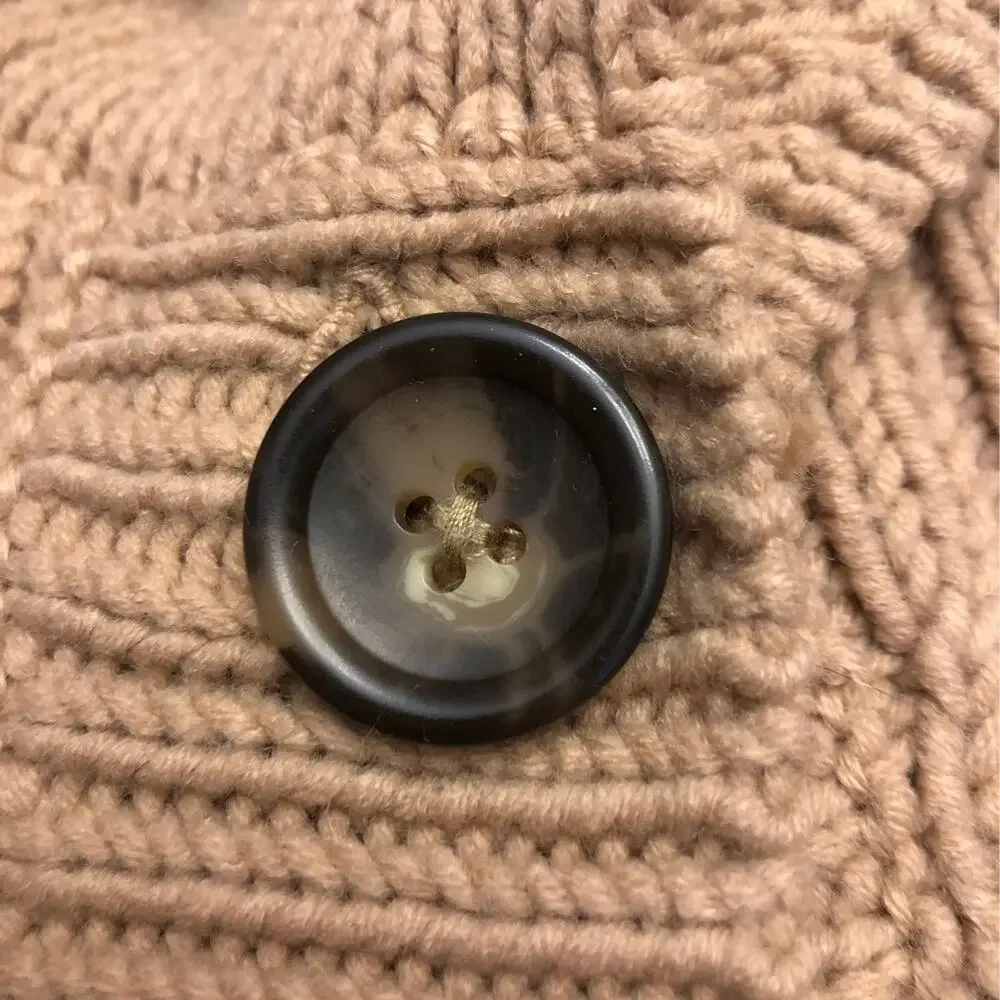 Gap kids cable knit long sweater Cardigan shawl collar size XL